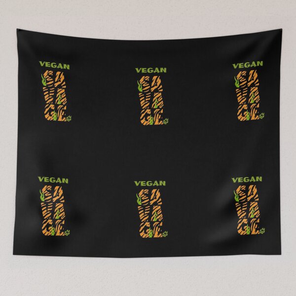 Item preview, Vegan Savage - Tiger Stripes - Sarcastic Plant Based designed and sold by jrobdesignz.