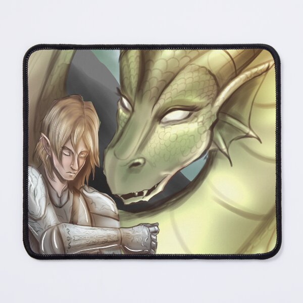 Item preview, Dragon and Dragonrider Reading Wants Attention designed and sold by ashmeyerart.