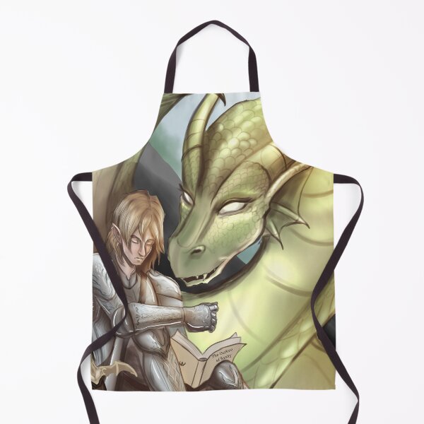 Item preview, Dragon and Dragonrider Reading Wants Attention designed and sold by ashmeyerart.