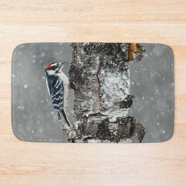 Item preview, Downy Woodpecker in Snow Photograph designed and sold by alpendesigns.
