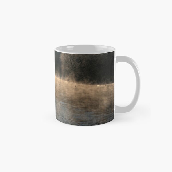 Swan in the Mist Classic Mug
