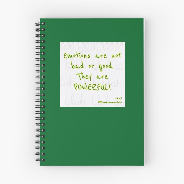Item preview, "Emotions are...POWERFUL!" designed and sold by Dorothy Ogda Laxton.