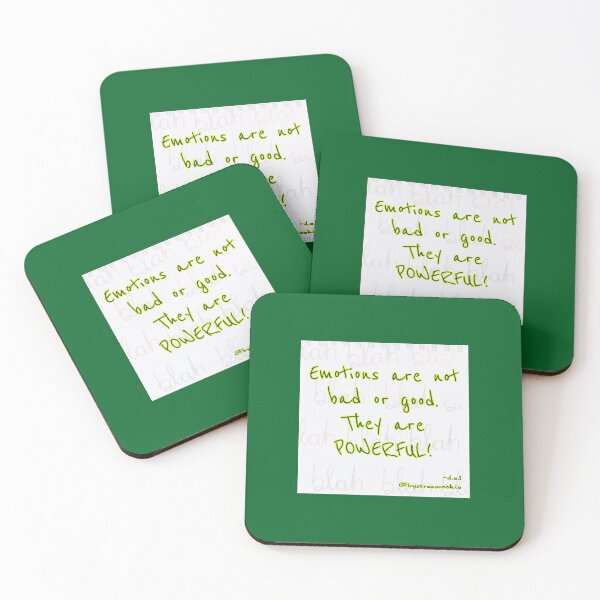 Item preview, "Emotions are...POWERFUL!" designed and sold by Dorothy Ogda Laxton.