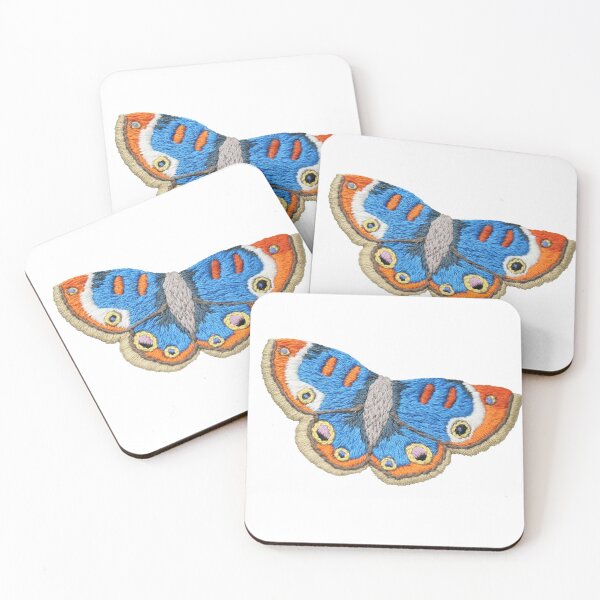Item preview, Blue Butterfly Embroidered Patch designed and sold by moonfawnco.