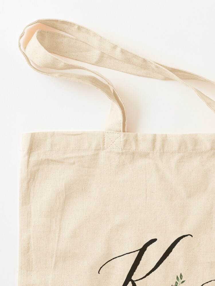 Monogram C R Initials Green Leaves Tote Bag for Sale by monogramstudio