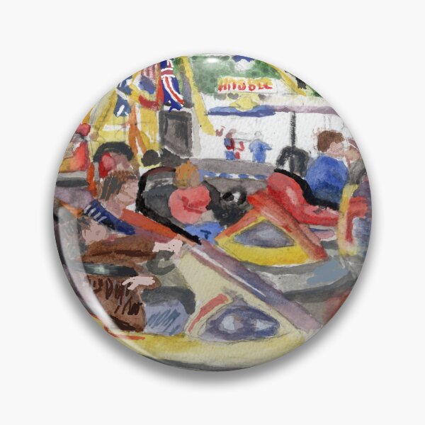 Item preview, Fun, Fair Dodgems Watercolour, goose designed and sold by CreativMichelle.