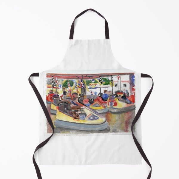 Item preview, Fun, Fair Dodgems Watercolour, goose designed and sold by CreativMichelle.