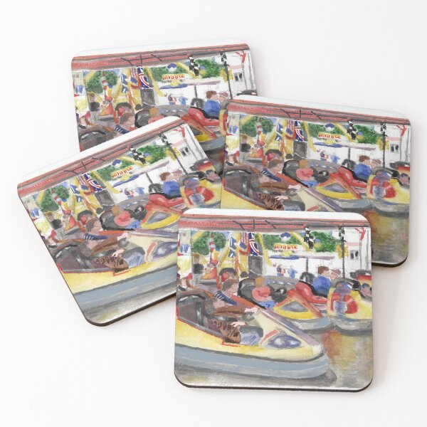 Item preview, Fun, Fair Dodgems Watercolour, goose designed and sold by CreativMichelle.