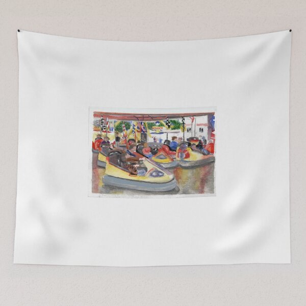 Item preview, Fun, Fair Dodgems Watercolour, goose designed and sold by CreativMichelle.