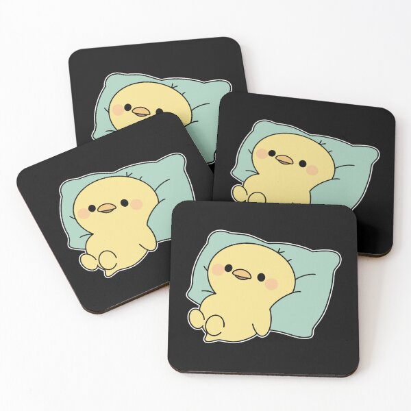 Item preview, Baby Chick Laying On A Pillow Sticker designed and sold by madeleinem48.