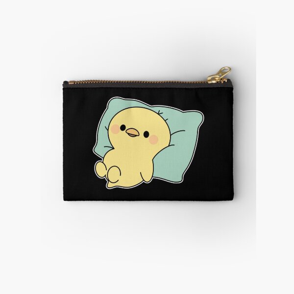 Item preview, Baby Chick Laying On A Pillow Sticker designed and sold by madeleinem48.