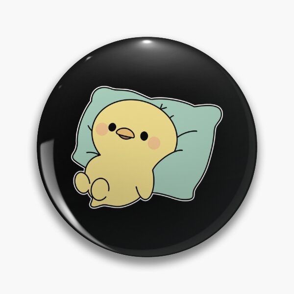 Item preview, Baby Chick Laying On A Pillow Sticker designed and sold by madeleinem48.