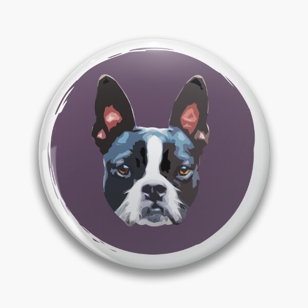 Item preview, Boston Terrier Dog Pop Art - Cute Dog - Paint Dot - WPAP designed and sold by inkandmoth.