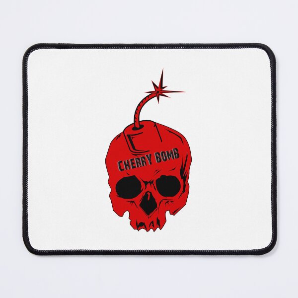 Item preview, cherry bomb, red skull designed and sold by SavageLegion.