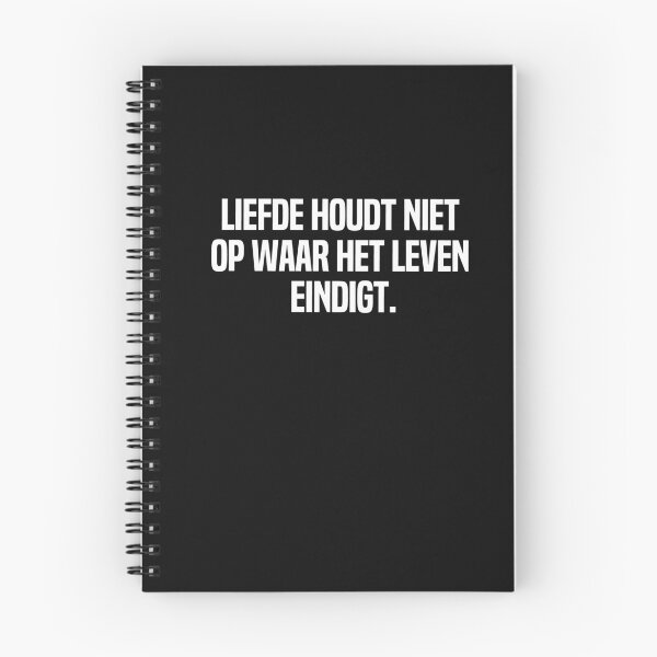 Item preview, Liefde Houdt Niet Op Waar Het Leven Eindigt designed and sold by melshirt-shop.