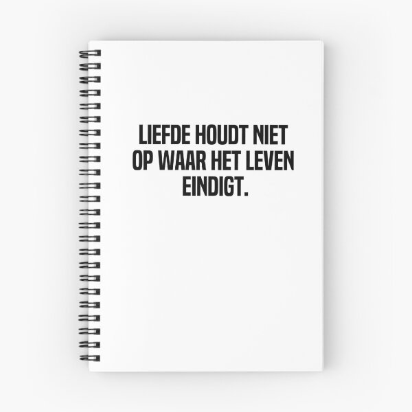 Item preview, Liefde Houdt Niet Op Waar Het Leven Eindigt designed and sold by melshirt-shop.