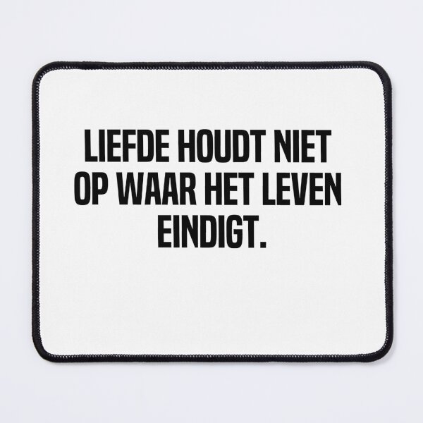 Item preview, Liefde Houdt Niet Op Waar Het Leven Eindigt designed and sold by melshirt-shop.