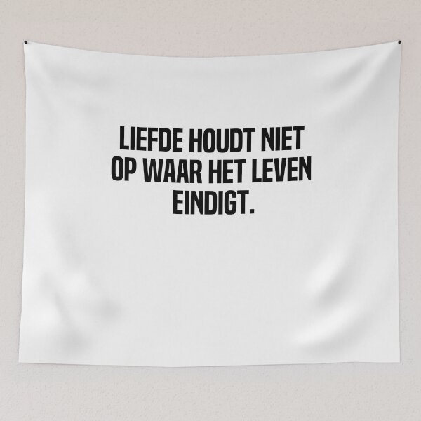Item preview, Liefde Houdt Niet Op Waar Het Leven Eindigt designed and sold by melshirt-shop.