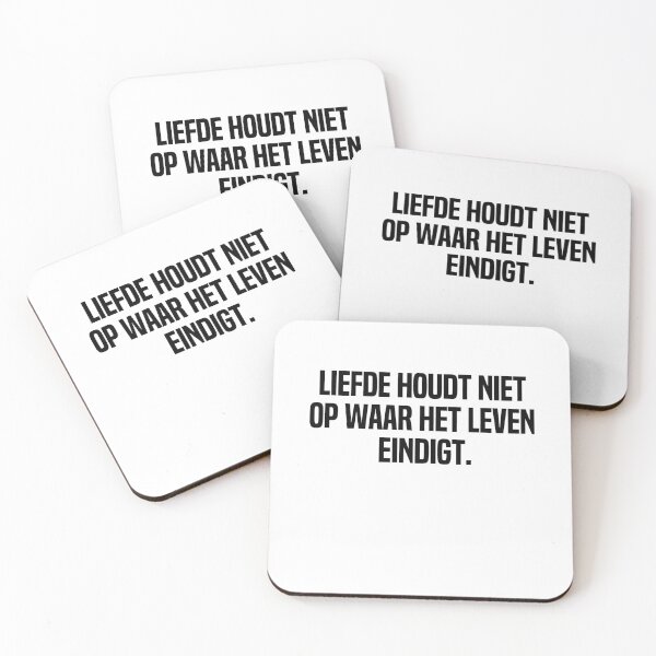 Item preview, Liefde Houdt Niet Op Waar Het Leven Eindigt designed and sold by melshirt-shop.