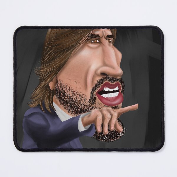 Item preview, Andrea Pirlo digital caricature designed and sold by RodCaricatures.