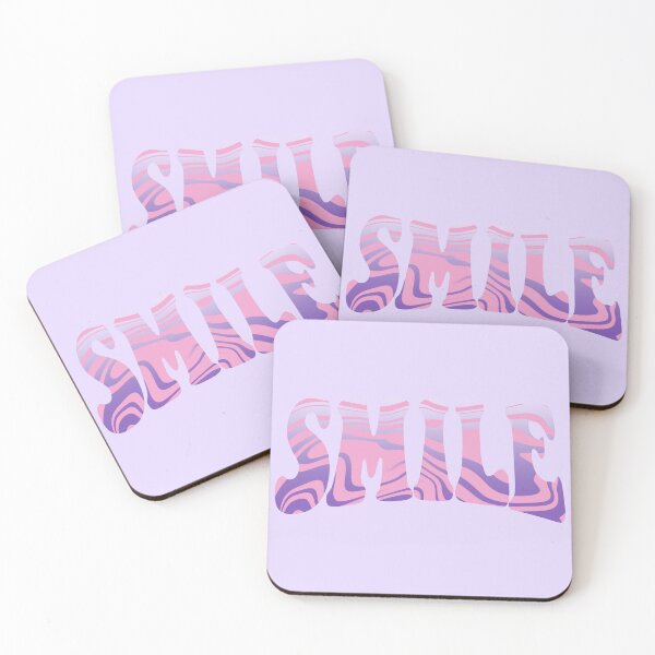 Item preview, Smile Liquid Swirl Typography designed and sold by hannahvira.