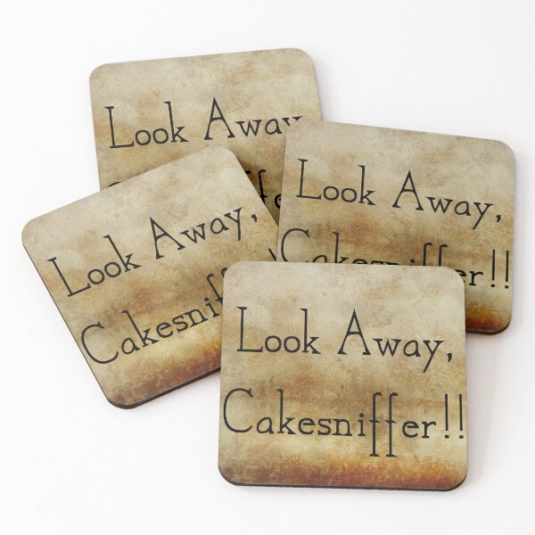Item preview, Look away, cake sniffers! Coffee Color Antique designed and sold by Stellaura.