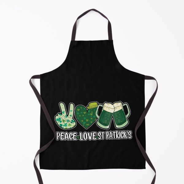 Item preview, peace love st patricks day, peace love st patricks day cheers designed and sold by SmileYreAmazing.