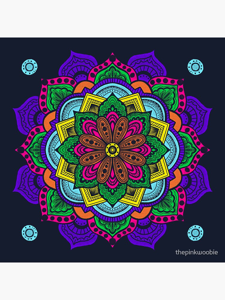 Light Bright Mandala by thepinkwoobie