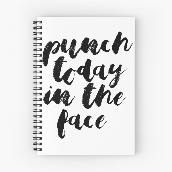 Item preview, Punch Today in the Face designed and sold by Danielle Fay.