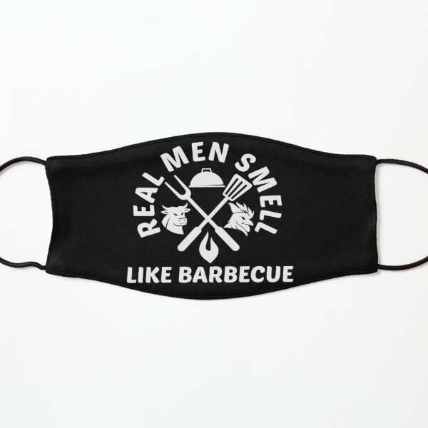 Real Men Smell Like Barbecue Kids Mask