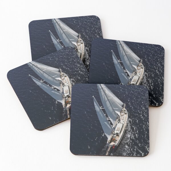 Item preview, aerial photograph of sailboat designed and sold by laikaincosmos.