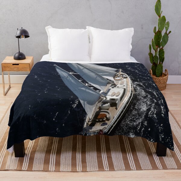 Item preview, aerial photograph of sailboat designed and sold by laikaincosmos.