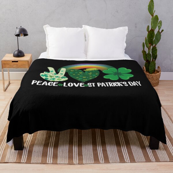 Item preview, rainbow peace love st patricks day, peace love st patricks day designed and sold by SmileYreAmazing.