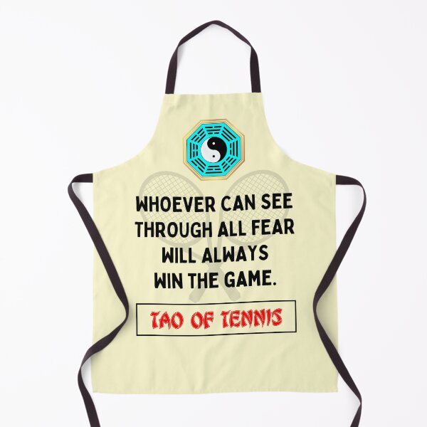Item preview, Whoever can see through all fear - Tao of tennis - Lao Tzu designed and sold by Primalidentity.