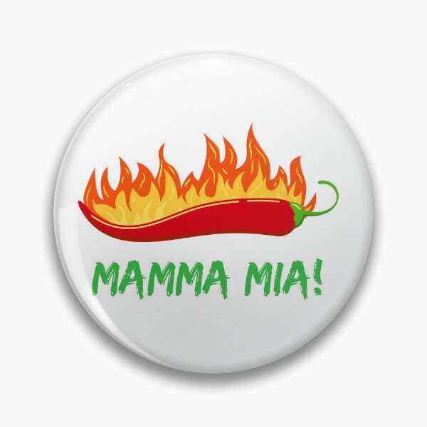 Item preview, Mamma Mia Spicy Chili Pepper designed and sold by CelebratoryWear.