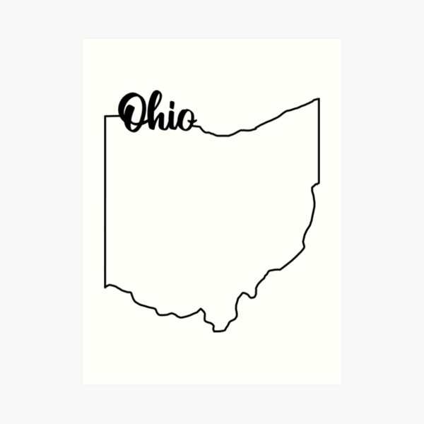 Ohio State Outline ohio-map-outline-printable-state-shape-stencil-pattern-diy-projects-patterns-monograms-designs-templates