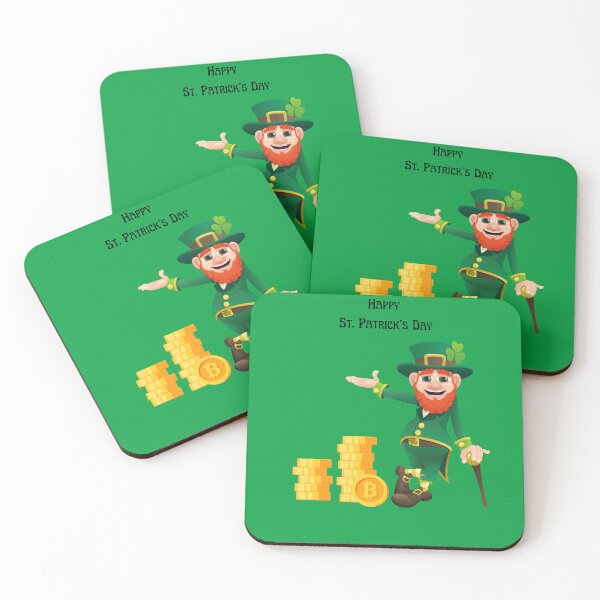 Item preview, Cryptocurrency Happy St. Patrick T-shirt designed and sold by KoopTroop ⭐⭐⭐⭐⭐.