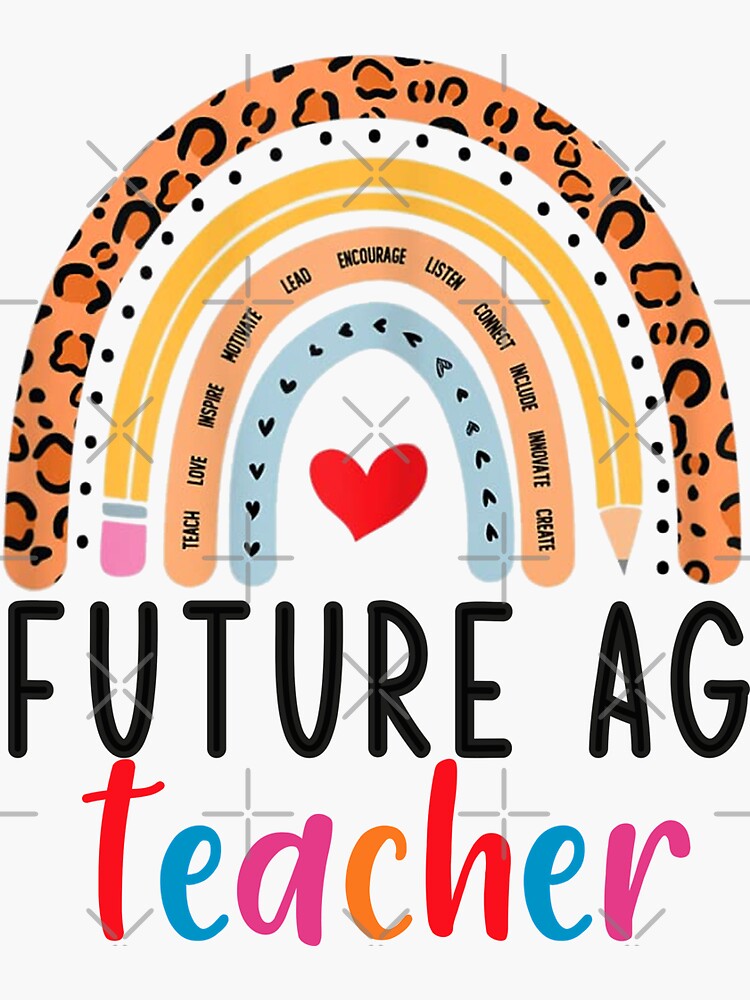 " future ag teacher gift" Sticker for Sale by ShopStylee Redbubble