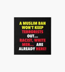 No BAN No WALL Art Board
