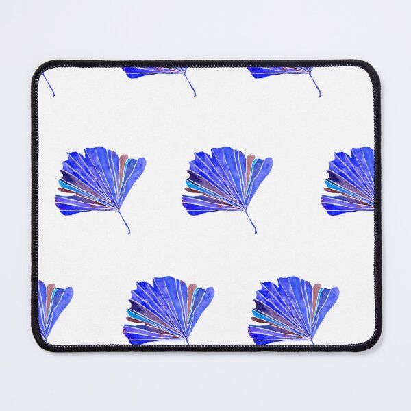 Item preview, Gingko Leaf-Periwinkle designed and sold by Eva Ellis.