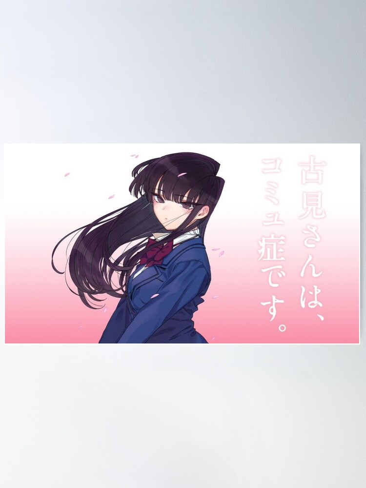 Komi-san Cat Ears Poster for Sale by darkerart