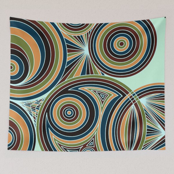Item preview, Circles of the Sea designed and sold by Wasted Potential ink.