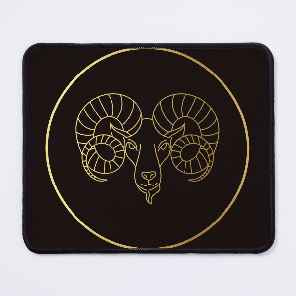 Item preview, Aries Zodiac Art Gold designed and sold by Felicity-K.