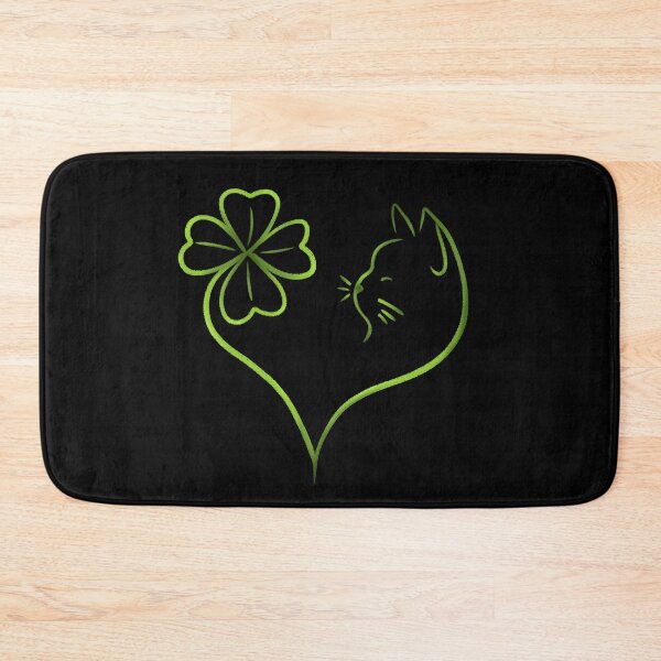 Item preview, St Patrick's clover cat designed and sold by smokylemon.