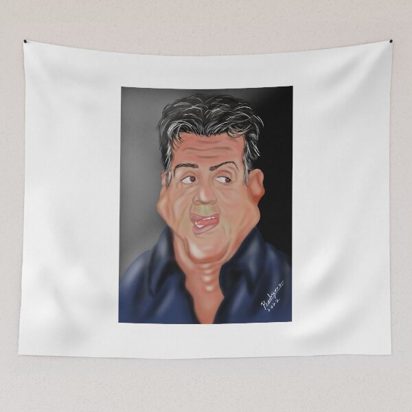 Artikelvorschau, Sylvester Stallone digitale Karikatur entworfen und verkauft von RodCaricatures.