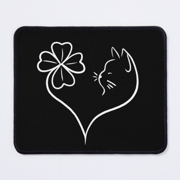 Item preview, St Patrick's clover cat designed and sold by smokylemon.