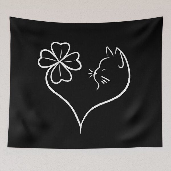 Item preview, St Patrick's clover cat designed and sold by smokylemon.