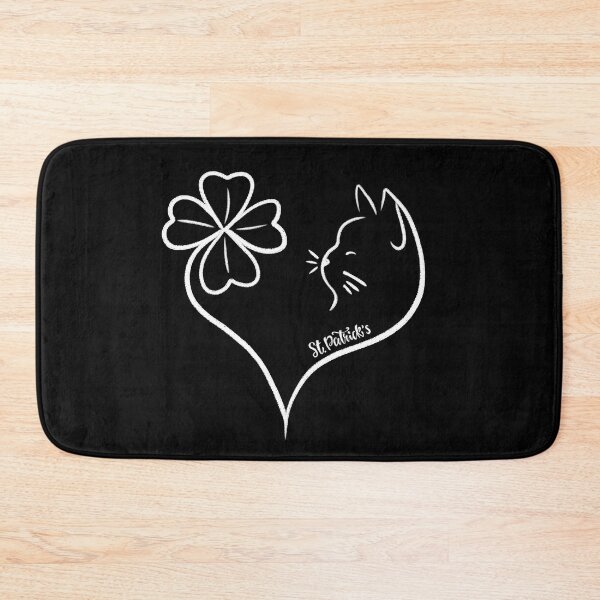Item preview, St Patrick's clover cat designed and sold by smokylemon.