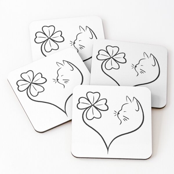 Item preview, St Patrick's clover cat designed and sold by smokylemon.