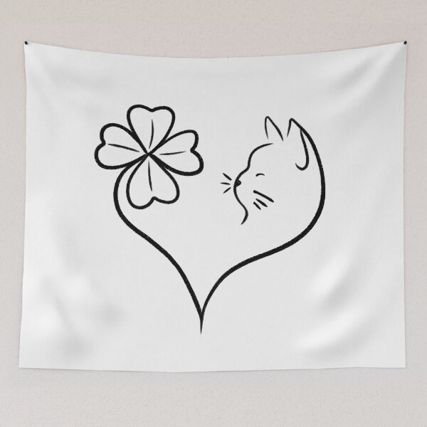 Item preview, St Patrick's clover cat designed and sold by smokylemon.